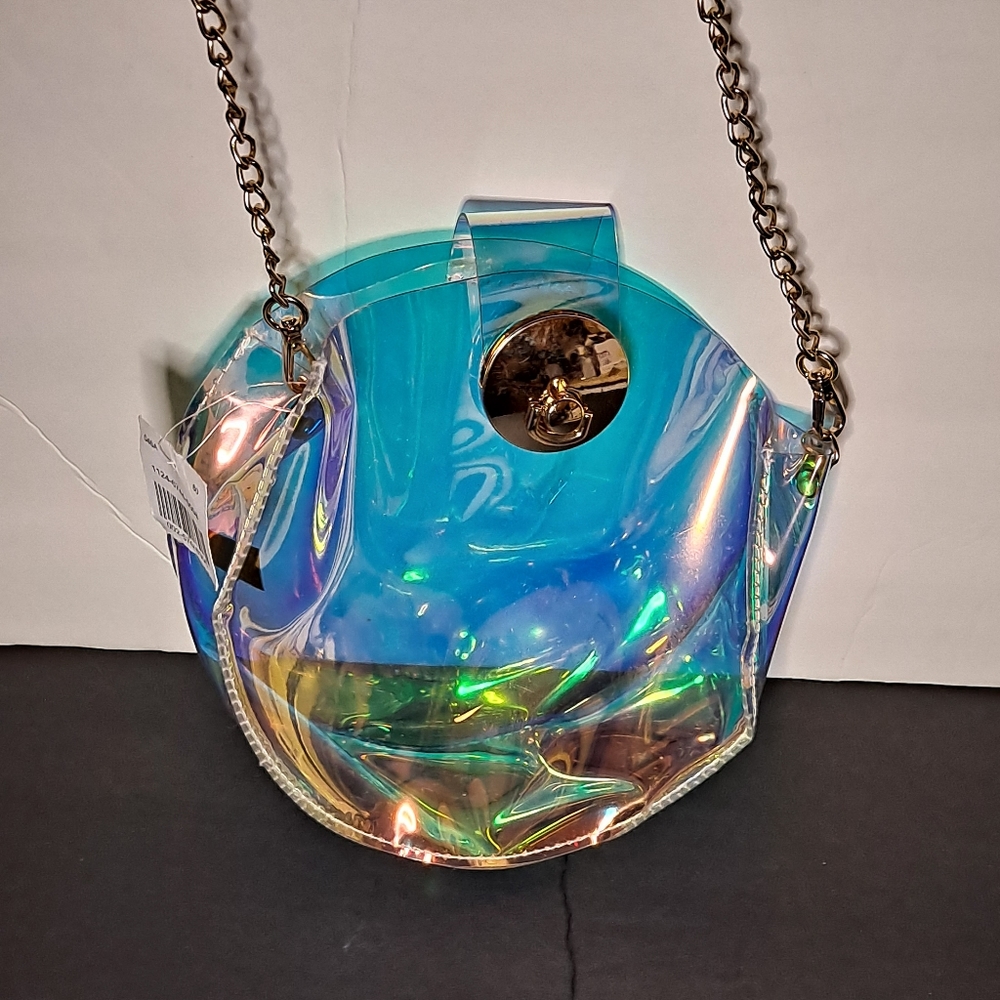 Iridescent crossbody bag